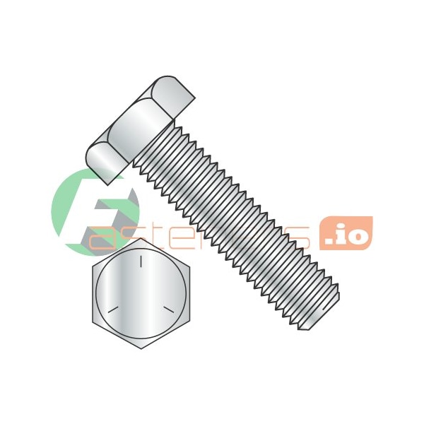 Newport Fasteners Grade 5, 1/4"-20 Hex Head Tap Bolt, Zinc Plated Steel, 8 in L, 100 PK 856713 - main